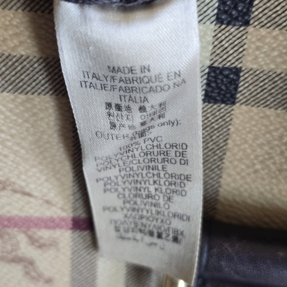 Burberry Haymarket Check Boston Bag Brown - Picture 12 of 16